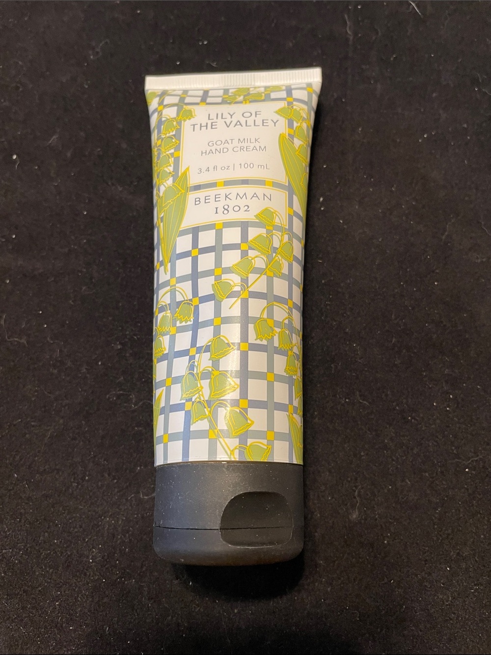 Beekman 1802 Lily of the Valley Goat Milk Hand Cream - Blue, Cream & Yellow Tube
